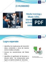 Semana 4. Media Training y Modo Usil