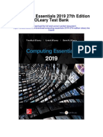 Computing Essentials 2019 27th Edition Oleary Test Bank