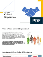 Cross Cultural Negotiation