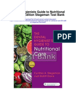 Dental Hygienists Guide To Nutritional Care 5th Edition Stegeman Test Bank