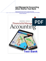 Financial and Managerial Accounting 14th Edition Warren Test Bank