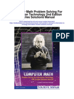 Computer Math Problem Solving For Information Technology 2nd Edition Charles Solutions Manual