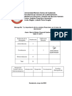 MonografÃ - A, La Importancia de Los Estados Financieros en La Toma de Desiciones