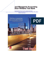 Financial and Managerial Accounting 18th Edition Williams Test Bank