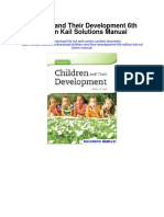 Children and Their Development 6th Edition Kail Solutions Manual