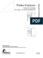 Washer-Extractors: Cabinet Freestanding Refer To Page 7 For Model Identification