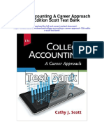 College Accounting A Career Approach 13th Edition Scott Test Bank