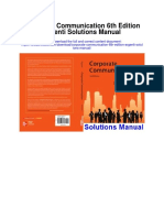 Corporate Communication 6th Edition Argenti Solutions Manual