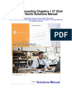 College Accounting Chapters 1-27-22nd Edition Heintz Solutions Manual