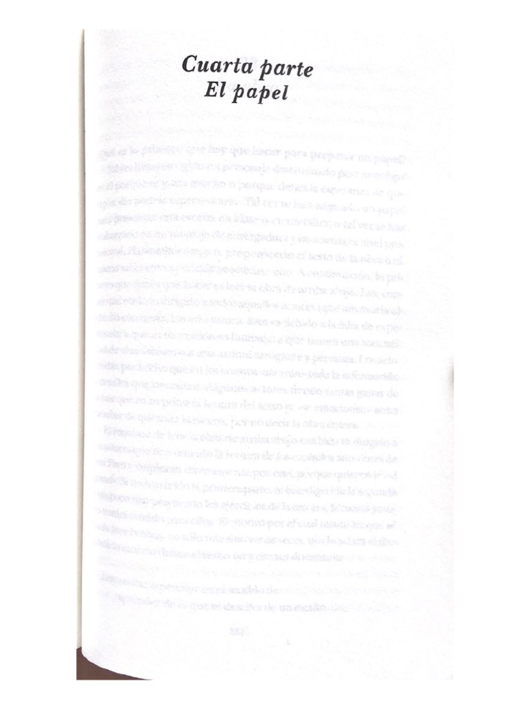 Uta Hagen. Cuarta Parte | PDF