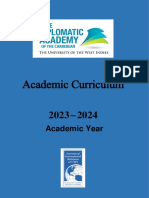 DAOC Academic Curriculum - 2023 - 2024 Academic Year