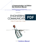 Engineering Communication 1st Edition Knisely Solutions Manual