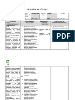 Planificación Educacion Fisica Unidad 3