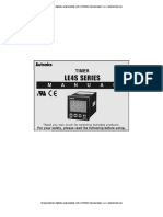 Temporizadores Digitales Programables LE4S AUTONICS Manual Ingles