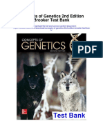 Concepts of Genetics 2nd Edition Brooker Test Bank