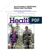 Connect Core Concepts in Health Brief 14th Edition Insel Test Bank