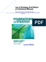 Foundations of Strategy 2nd Edition Grant Solutions Manual