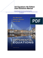 Differential Equations 4th Edition Blanchard Solutions Manual