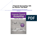 Corporate Financial Accounting 12th Edition Warren Test Bank