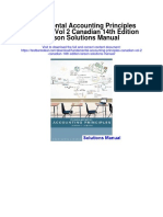Fundamental Accounting Principles Canadian Vol 2 Canadian 14th Edition Larson Solutions Manual