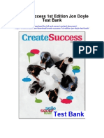 Create Success 1st Edition Jon Doyle Test Bank