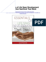 Essentials of Life Span Development 1st Edition Santrock Test Bank