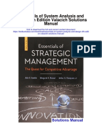 Essentials of System Analysis and Design 4th Edition Valacich Solutions Manual