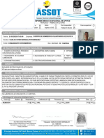 Informe Médico Ocupacional de Aptitud: Datos Del Paciente