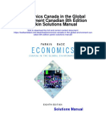 Economics Canada in The Global Environment Canadian 8th Edition Parkin Solutions Manual