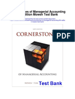 Cornerstones of Managerial Accounting 6th Edition Mowen Test Bank
