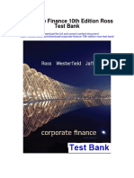 Corporate Finance 10th Edition Ross Test Bank