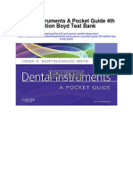 Dental Instruments A Pocket Guide 4th Edition Boyd Test Bank