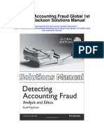 Detecting Accounting Fraud Global 1st Edition Jackson Solutions Manual