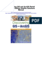 Discovering Gis and Arcgis Rental Only 2nd Edition Shellito Solutions Manual