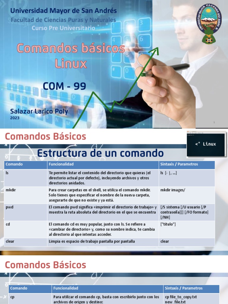 2.1 Comandos Basicos Linux P2 | PDF | Archivo de computadora ...