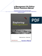 Exploring Management 5th Edition Schermerhorn Solutions Manual