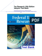 Federal Tax Research 10th Edition Sawyers Test Bank