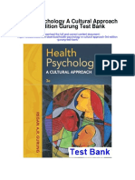 Health Psychology A Cultural Approach 3rd Edition Gurung Test Bank