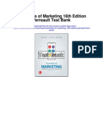 Essentials of Marketing 16th Edition Perreault Test Bank