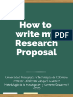 How To Do-Write Your Research Proposal