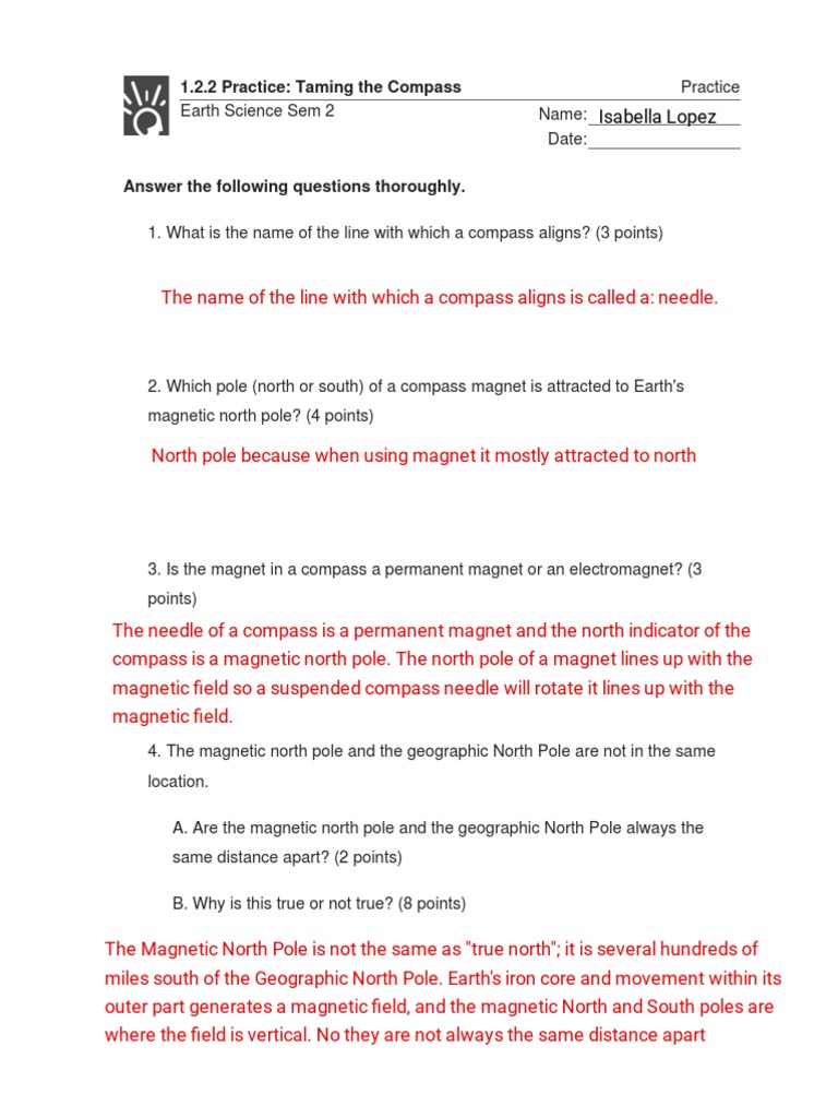 Kami Export - 1.2.2 Practice - Taming The Compass (Practice) | PDF ...