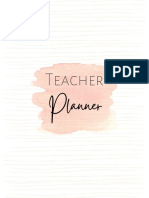 Teacher Planner