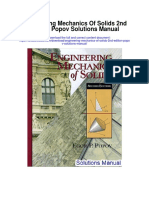 Engineering Mechanics of Solids 2nd Edition Popov Solutions Manual
