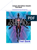 Human Anatomy 4th Edition Saladin Test Bank