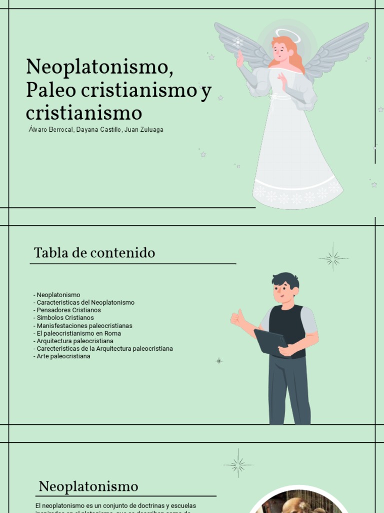 Neoplatonismo, cristianismo y paleo cristianismo (final) PDF