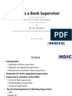 Class 200 L Class NDIC As A Bank Supervisor