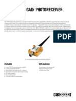 30ghz High Gain Photoreceiver Xprv2325a Brief Ds