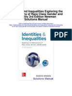 Identities and Inequalities Exploring The Intersections of Race Class Gender and Sexuality 3rd Edition Newman Solutions Manual