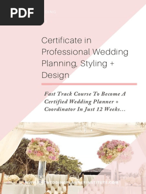 Wedding Planner Brochure
