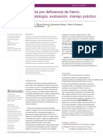 Fisiopatologia Anemia X Deficiencia de Hierro